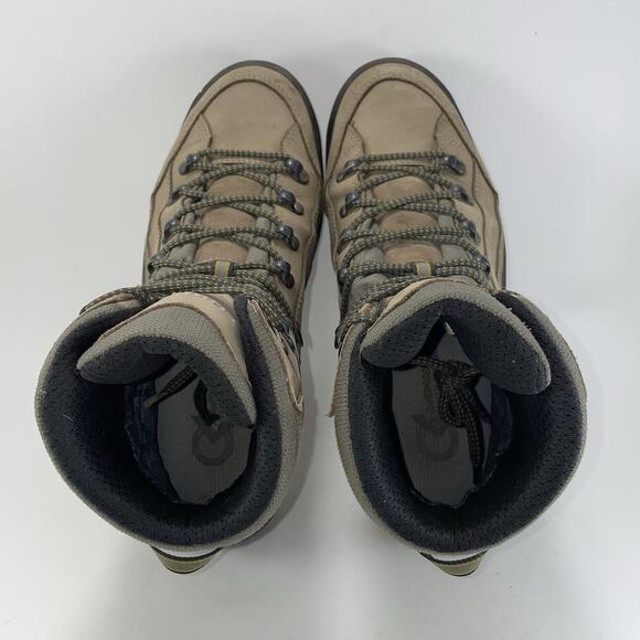Lowa Renegade GTX Mid Womens Size 9.5 Waterproof Gore-Tex Stone Brown Boots
